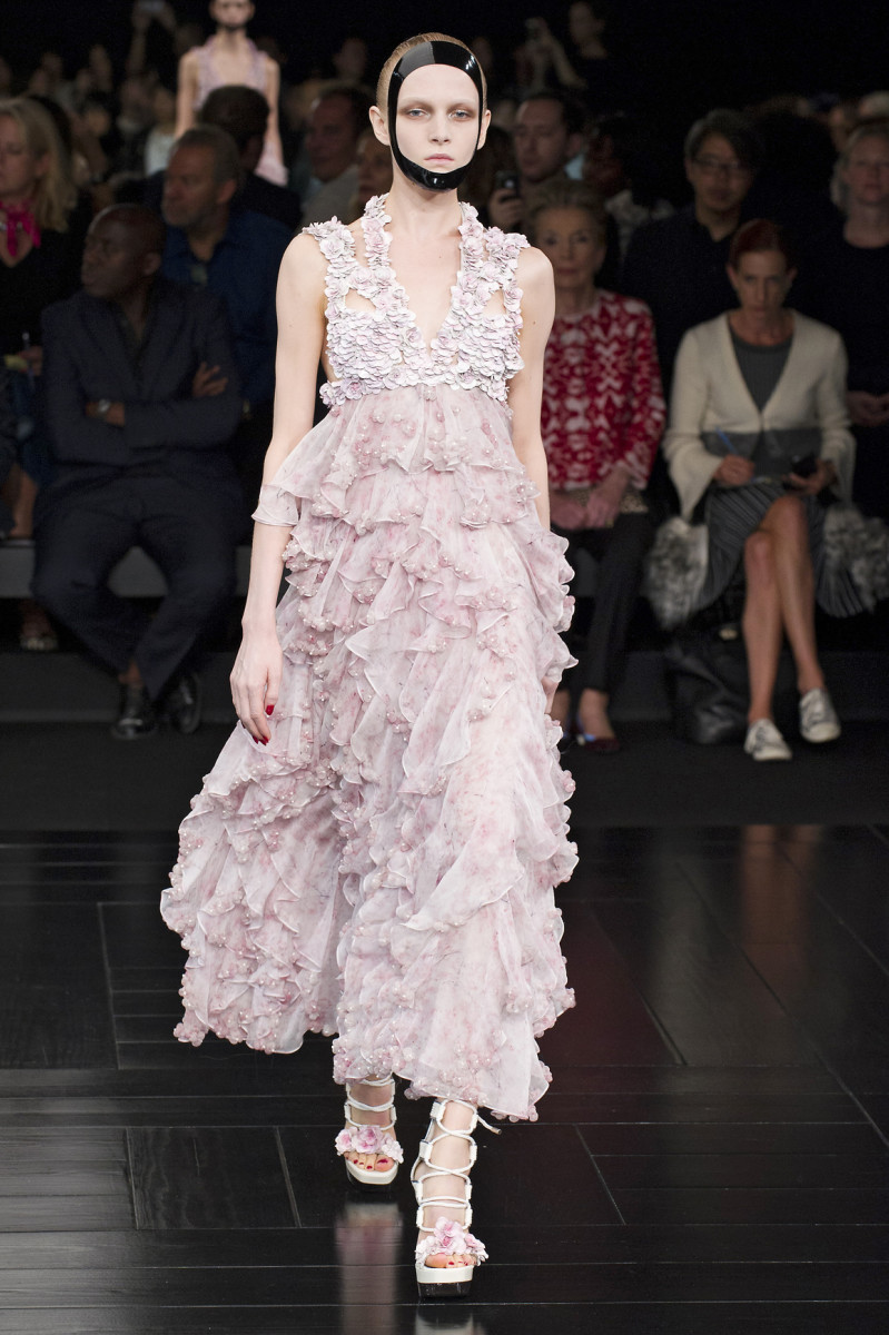 A look from Alexander McQueen spring 2015. Photo: Imaxtree