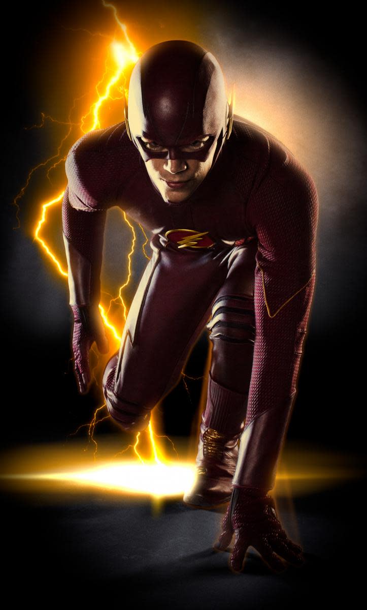 Grant Gustin as The Flash. Photo: Jack Rowand/Warner Bros.