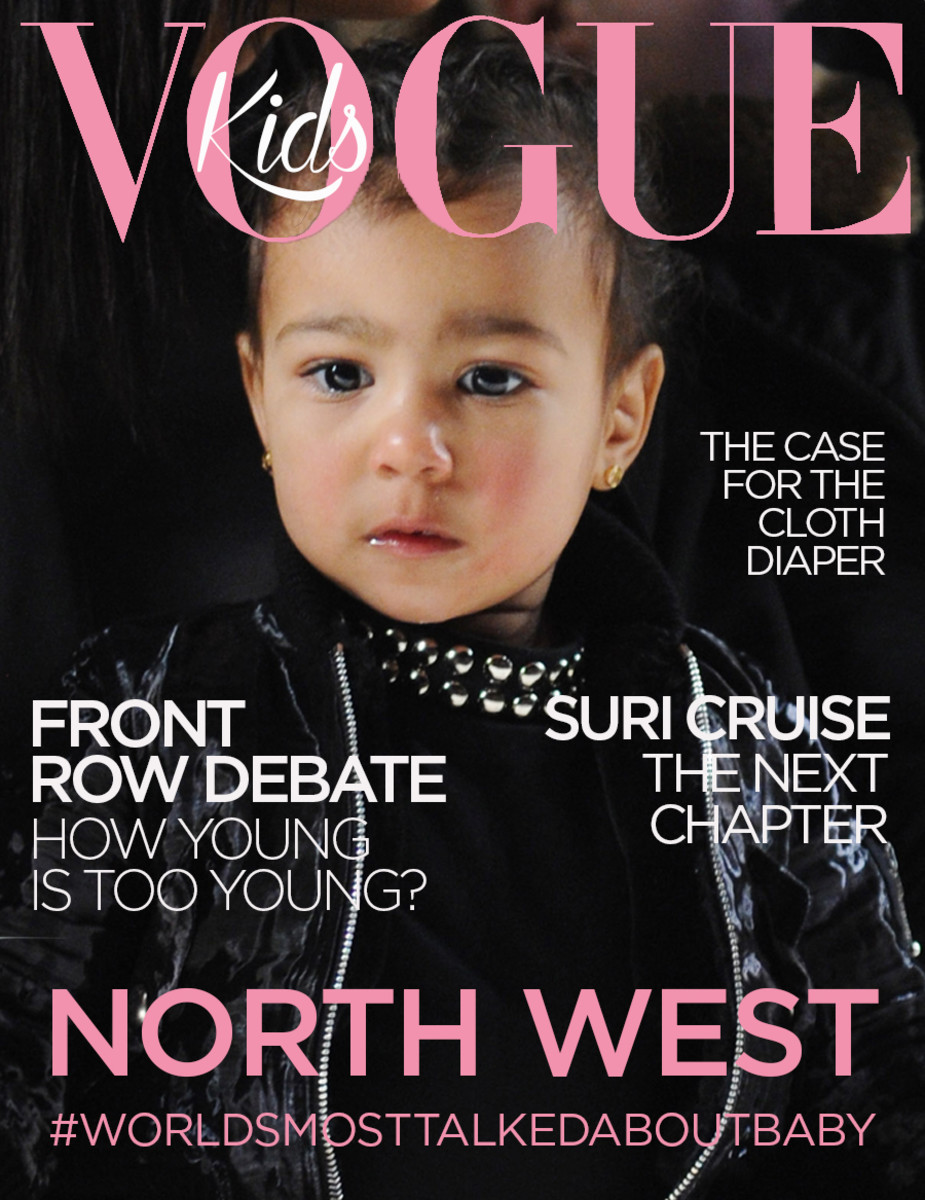 The first of many covers for young North West, we're sure.