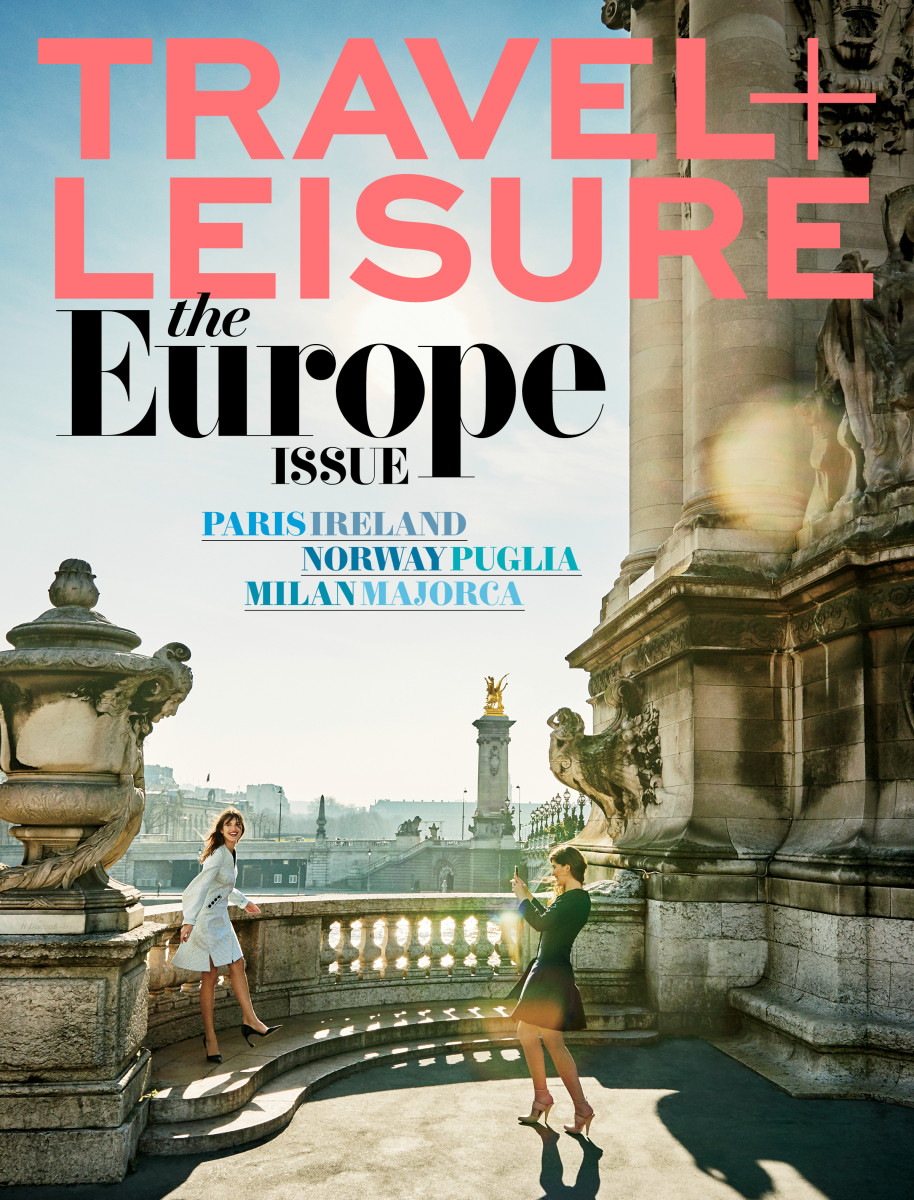 The May 2015 cover of 'Travel + Leisure.'