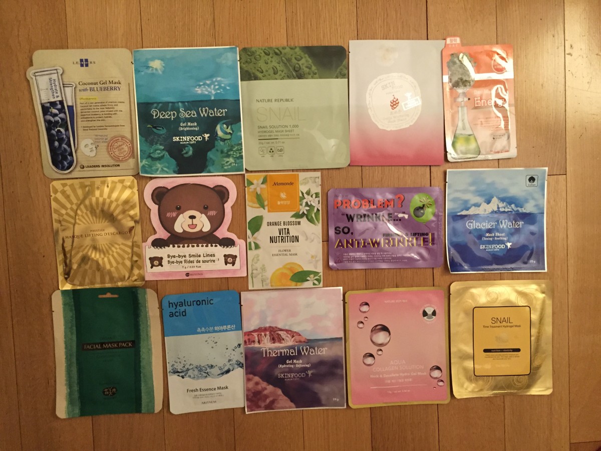 A tiny fraction of the sheet masks currently in Cheryl's stash. Photo: Cheryl Wischhover/Fashionista
