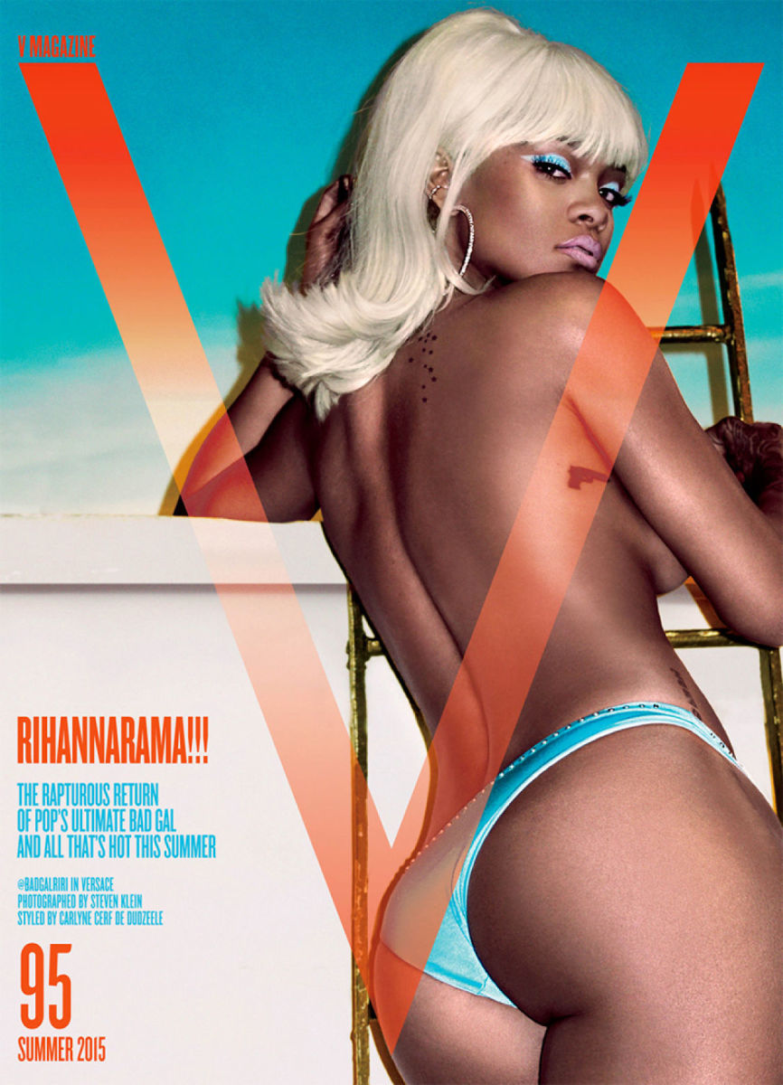 Rihanna on the cover of V Magazine. Photo: Steven Klein/V Magazine. 