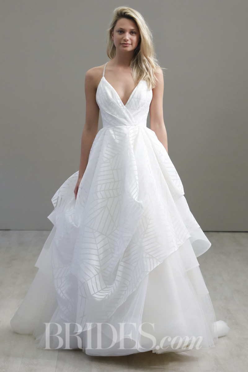 A look from the Hayley Paige spring 2016 bridal collection. Photo: Brides/Indigitalimages.com