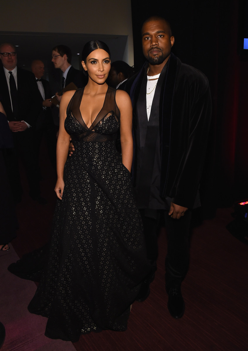 Kim Kardashian and Kanye West at the Time 100 Gala. Photo: Larry Busacca/Getty Images