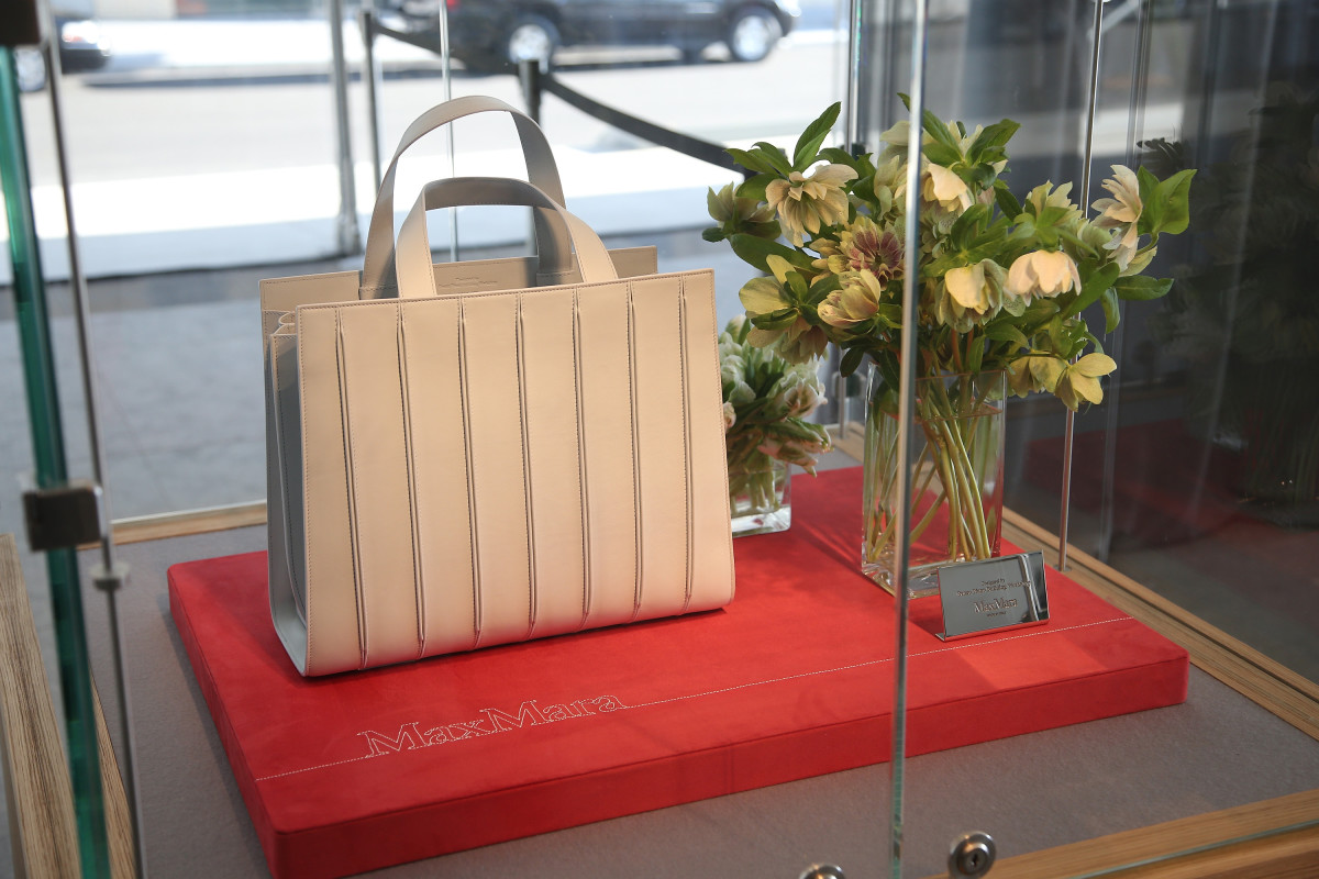Max Mara and Renzo Piano collaborated on a commemorative bag. Photo: Neilson Barnard/Getty Images