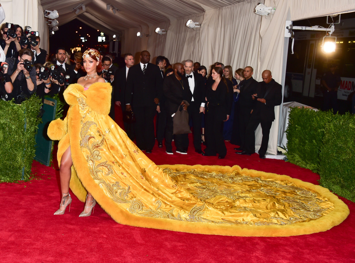 Rihanna at the Met Ball. Photo: George Pimentel/Getty Images