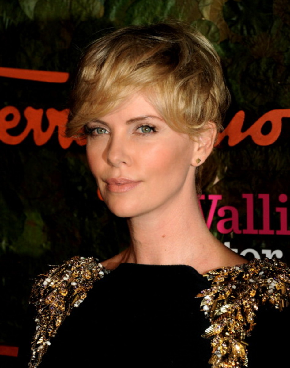 Charlize Theron goes short. (Photo: Getty)