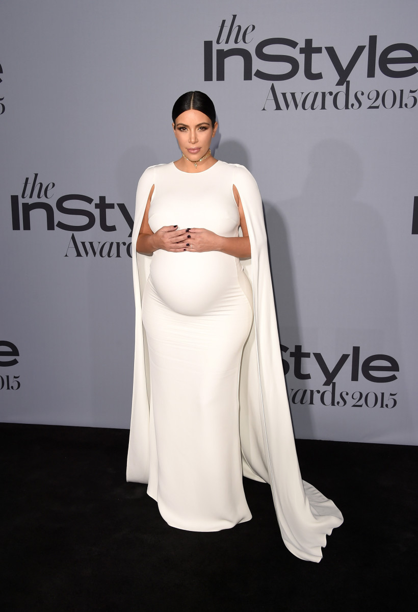 Kim Kardashian in Valentino at the 2015 InStyle Awards. Photo: Jason Merritt/Getty Images