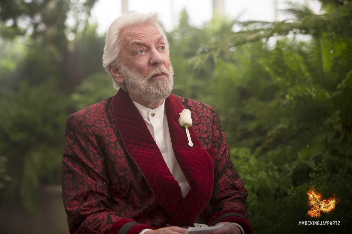 On next season of "The Girls Next Door," President Snow has a pool party in the greenhouse. Photo: Hunger Games/Facebook