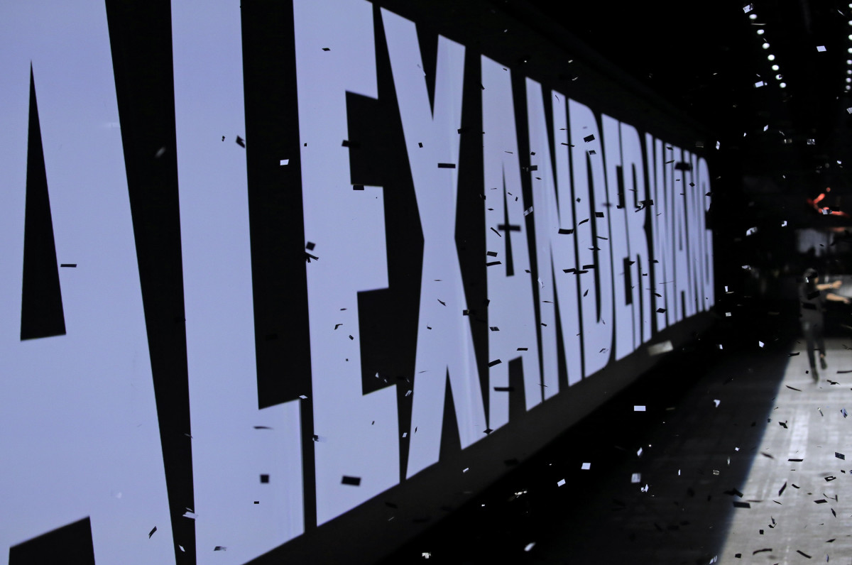Alexander Wang's spring 2016 fashion and 10th anniversary show during New York Fashion Week. Photo: JP Yim/Getty Images