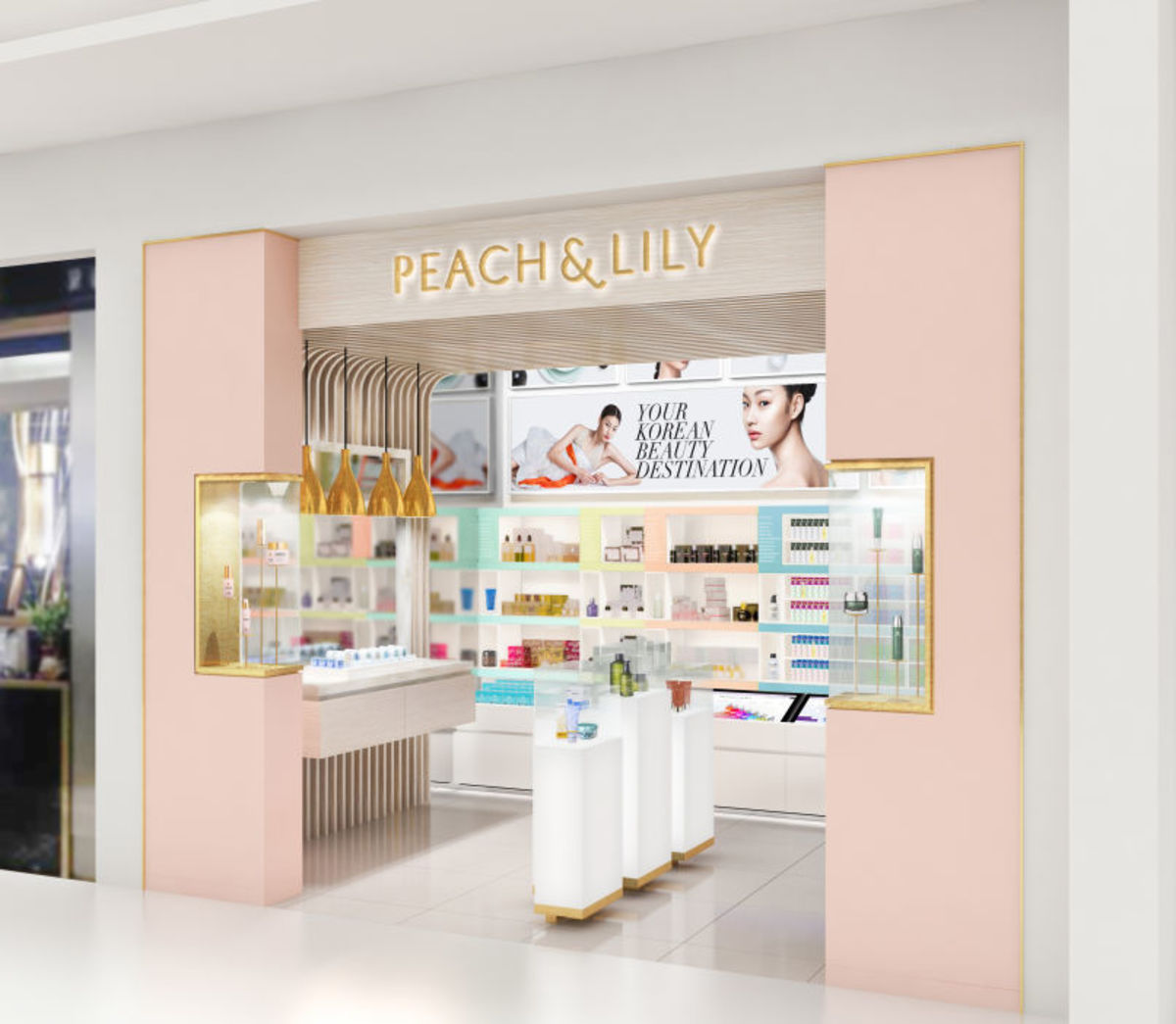 Peach & Lily's K-beauty shop-in-shop in Macy's. Photo: Peach & Lily