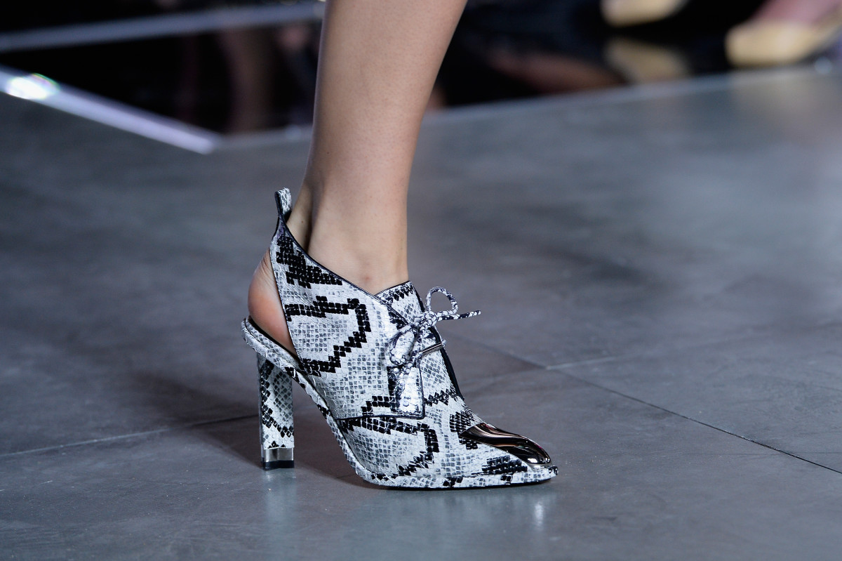 A Louis Vuitton heel from its spring 2016 collection. Photo: Pascal Le Segretain/Getty Images