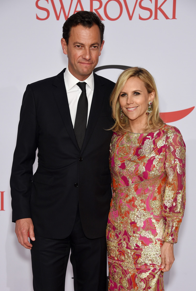 Pierre-Yves Roussel and Tory Burch at the 2015 CFDA Fashion Awards in New York City. Photo: Dimitrios Kambouris/Getty Images