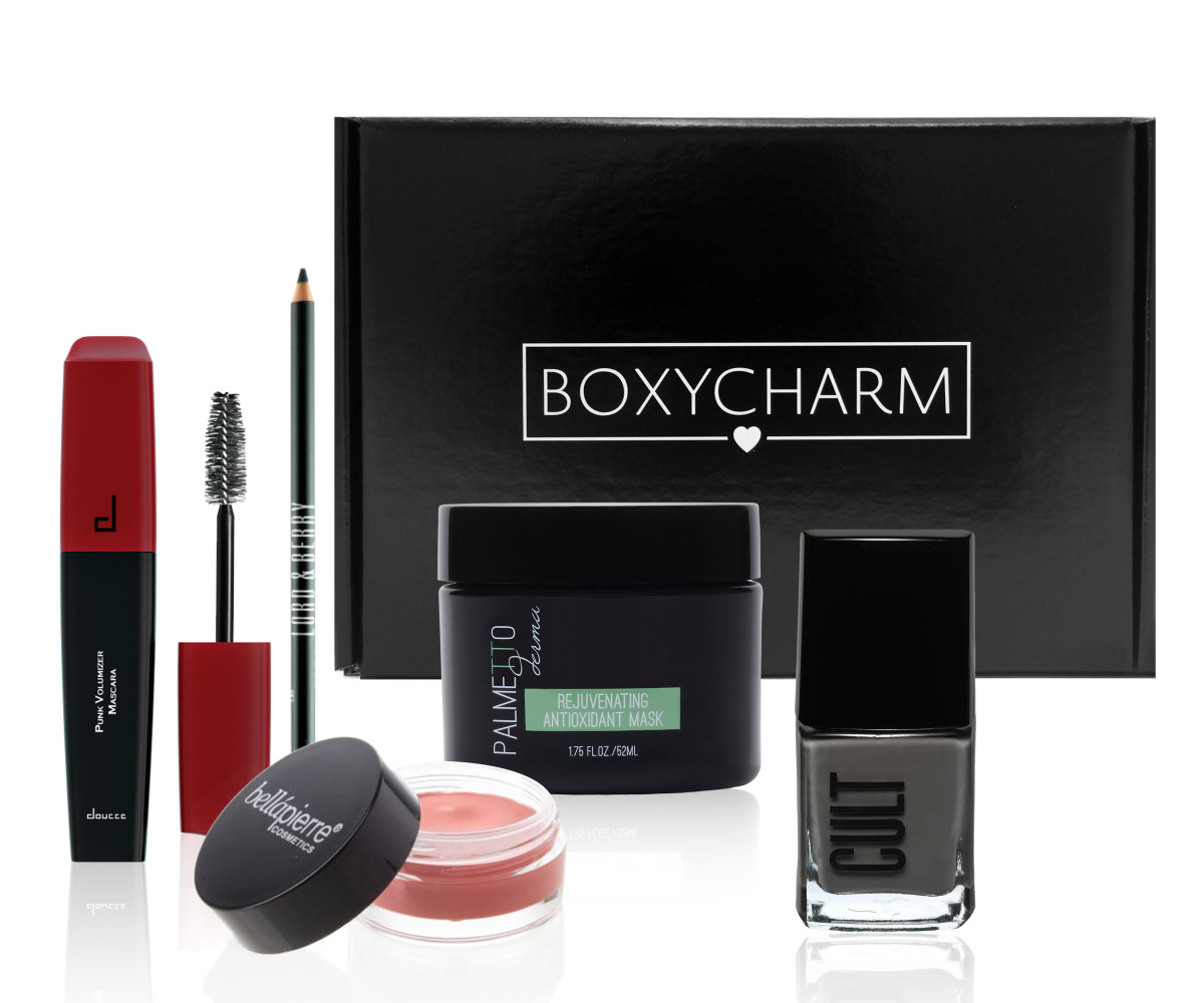The October 2015 box, featuring Doucce mascara. Photo: Boxycharm