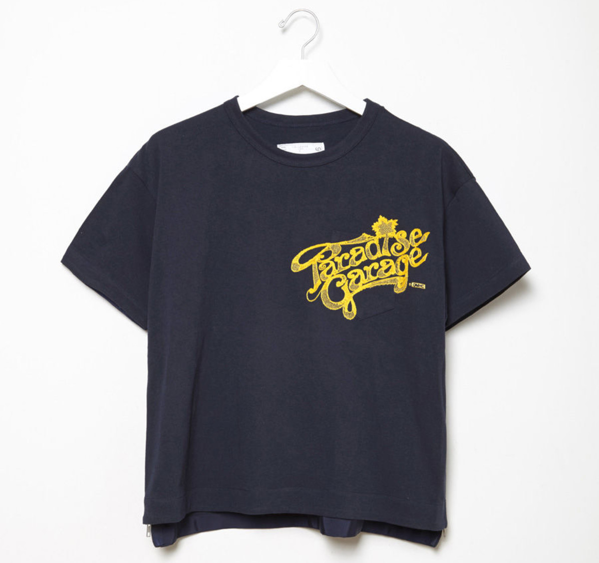 Sacai "Paradise Garage" Embroidered Tee, $300, available at LaGarconne.com.