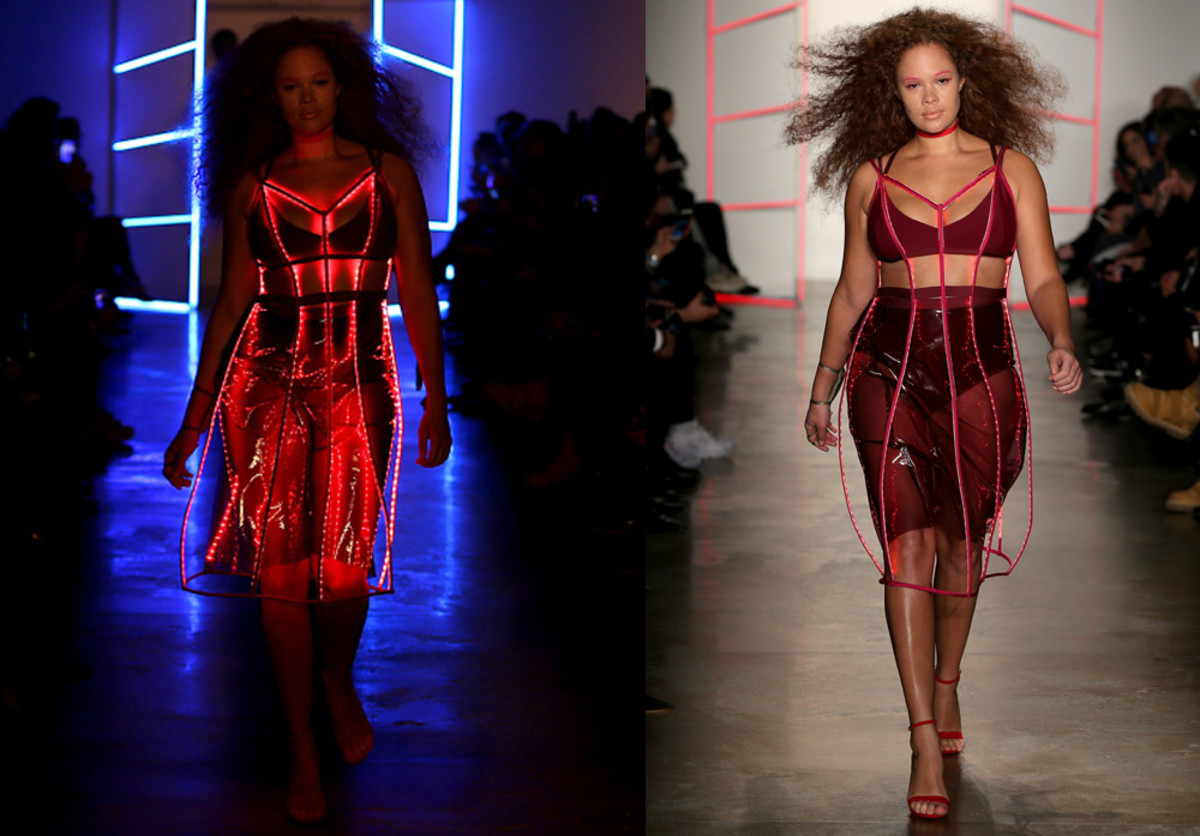A look from Chromat's fall/winter 2016 show. Photo: Thomas Concordia/Getty Images