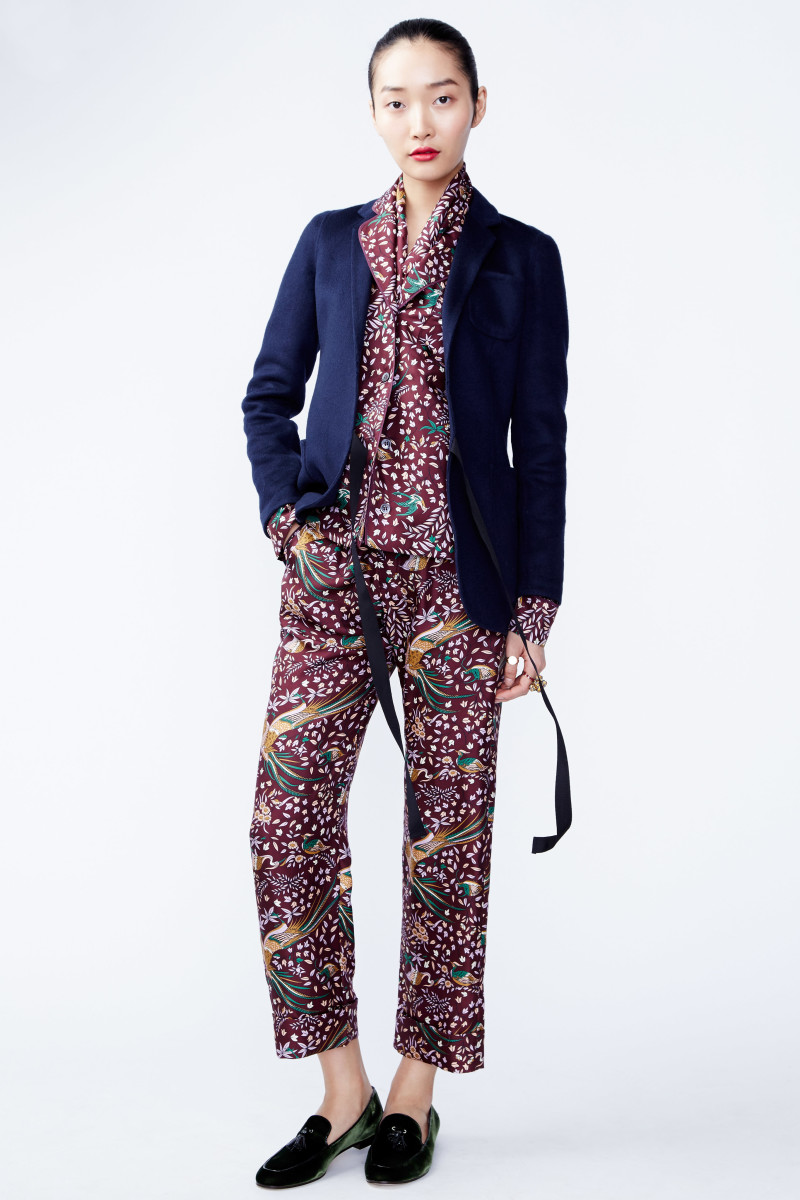 A look from J.Crew's fall/winter 2016 presentation. Photo: J.Crew