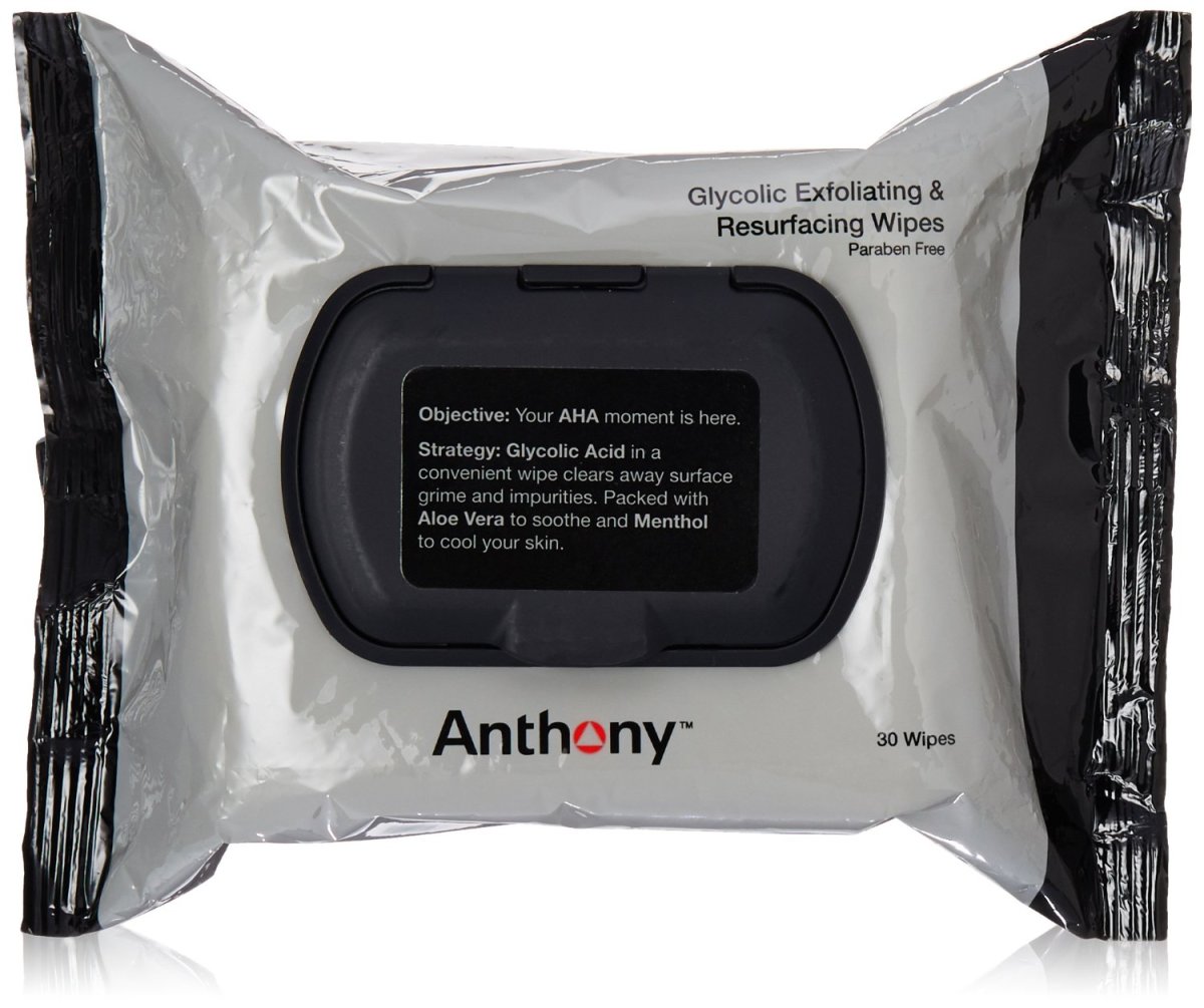 Anthony Glycolic Exfoliating and Resurfacing Wipes, $18, available at Amazon.