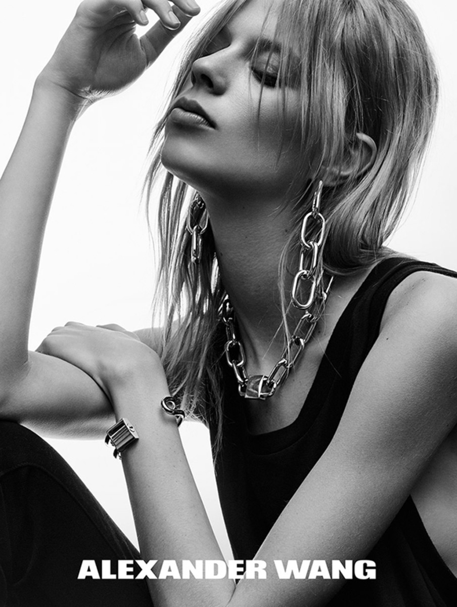 Lexi Boling for Alexander Wang Jewelry's spring 2016 ad campaign. Photo: Alexander Wang