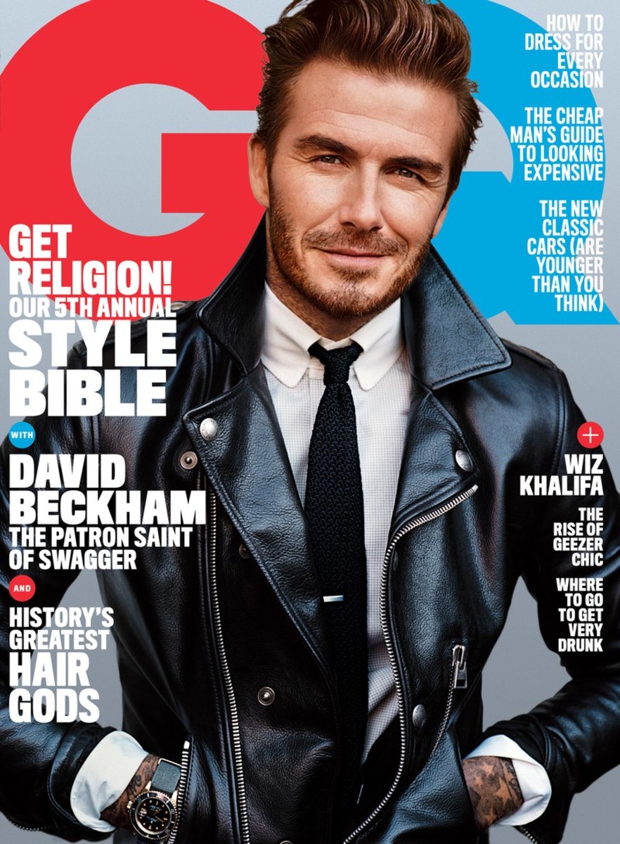 David Beckham Patron Saint Of Swagger Gets Two April Covers For Gq Fashionista