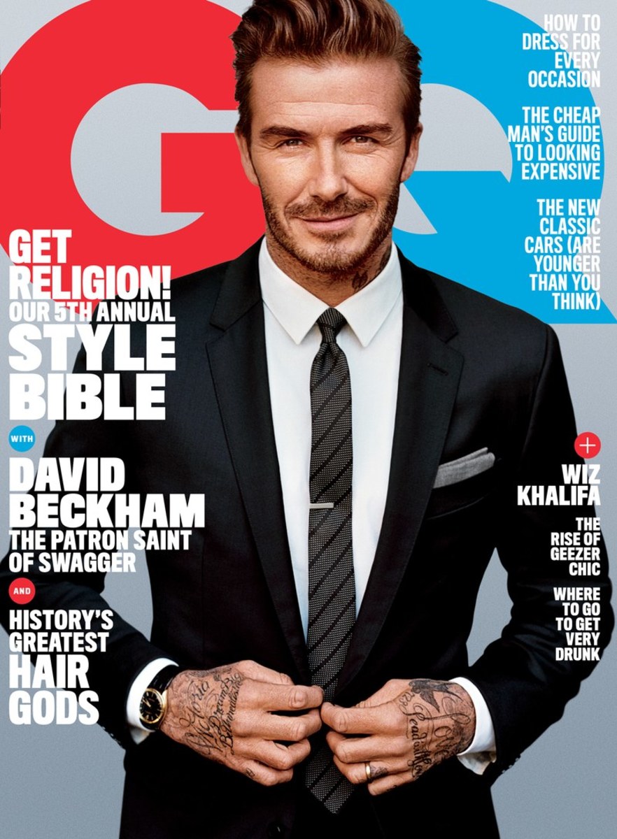 David Beckham on 'GQ,' April 2016. Photo: Alasdair McLellan/'GQ'