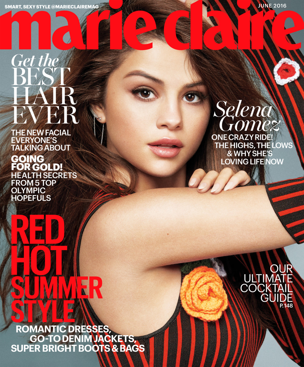 Selena Gomez covers the June issue of 'Marie Claire.' Photo: courtesy