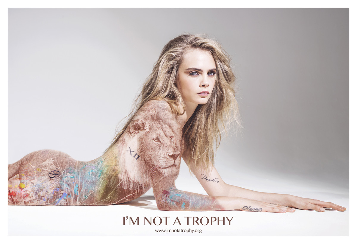 Cara Delevingne fronts anti-poaching campaign. www 