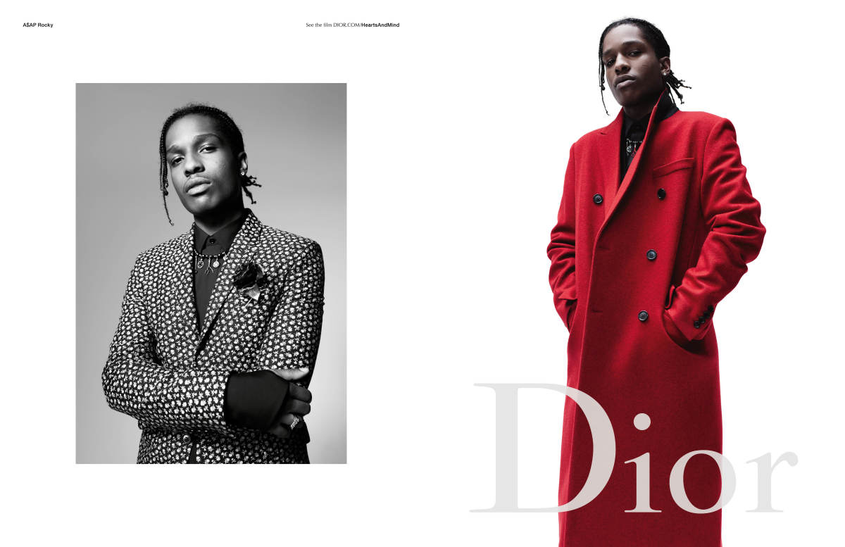 A$AP Rocky for Dior Homme. Photo: Willy Vanderperre