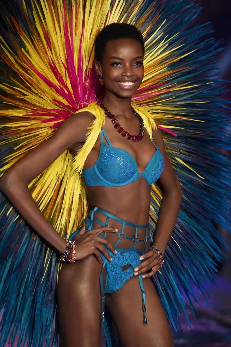 Maria Borges on the runway at the 2015 Victoria's Secret Fashion Show. Photo: Getty Images