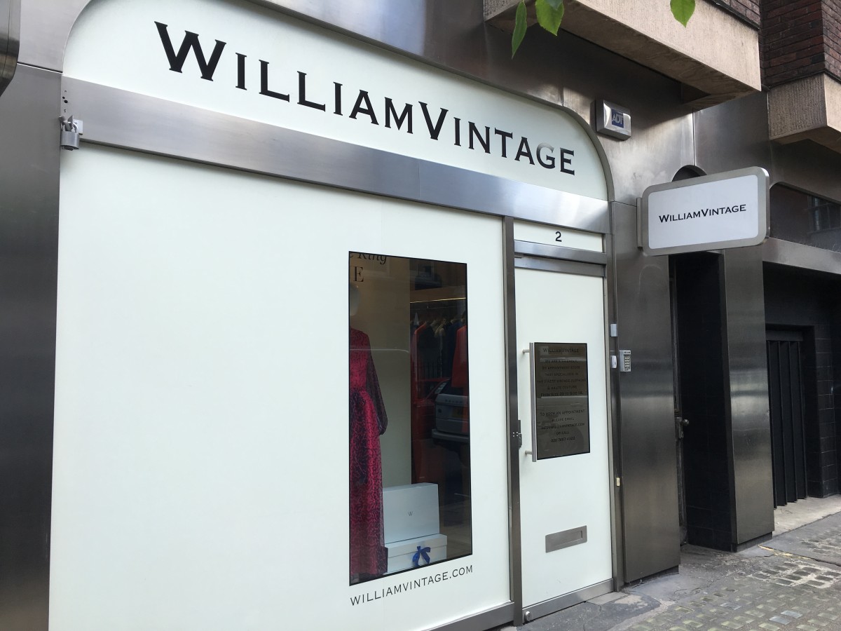 William Vintage is located at 2 Marylebone Street. Photo: Lauren Indvik/Fashionista