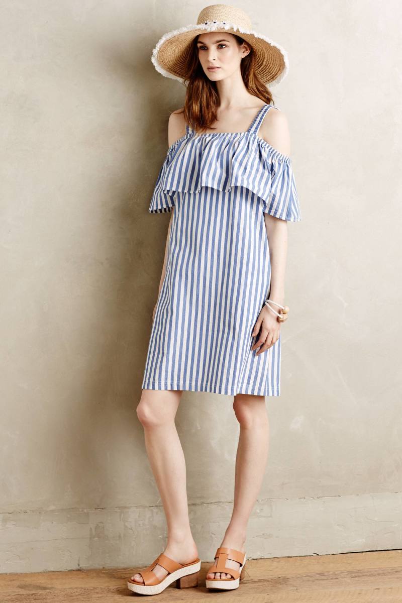 Whit Two Rehoboth Stripe Mini Dress, $168, available at Anthropologie.