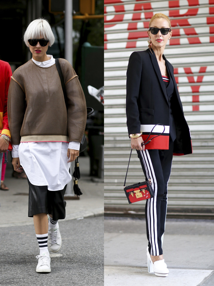 Street style outside the New York spring 2015 shows. Photos: Imaxtree