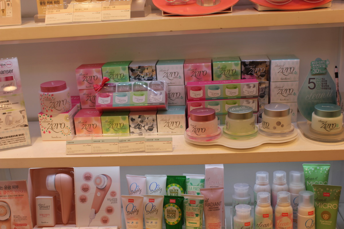 The drool-worthy cleansers at Banila Co. Photo: Cheryl Wischhover/Fashionista