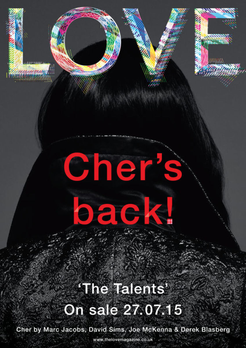 A preview of Cher's 'Love' cover. Photo: 'Love' magazine