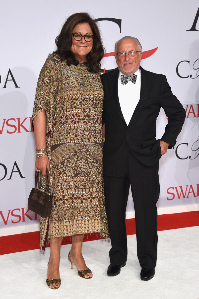 Stan Herman and his former right-hand woman Fern Mallis at the 2015 CFDA Awards. Photo: Dimitrios Kambouris/Getty Images