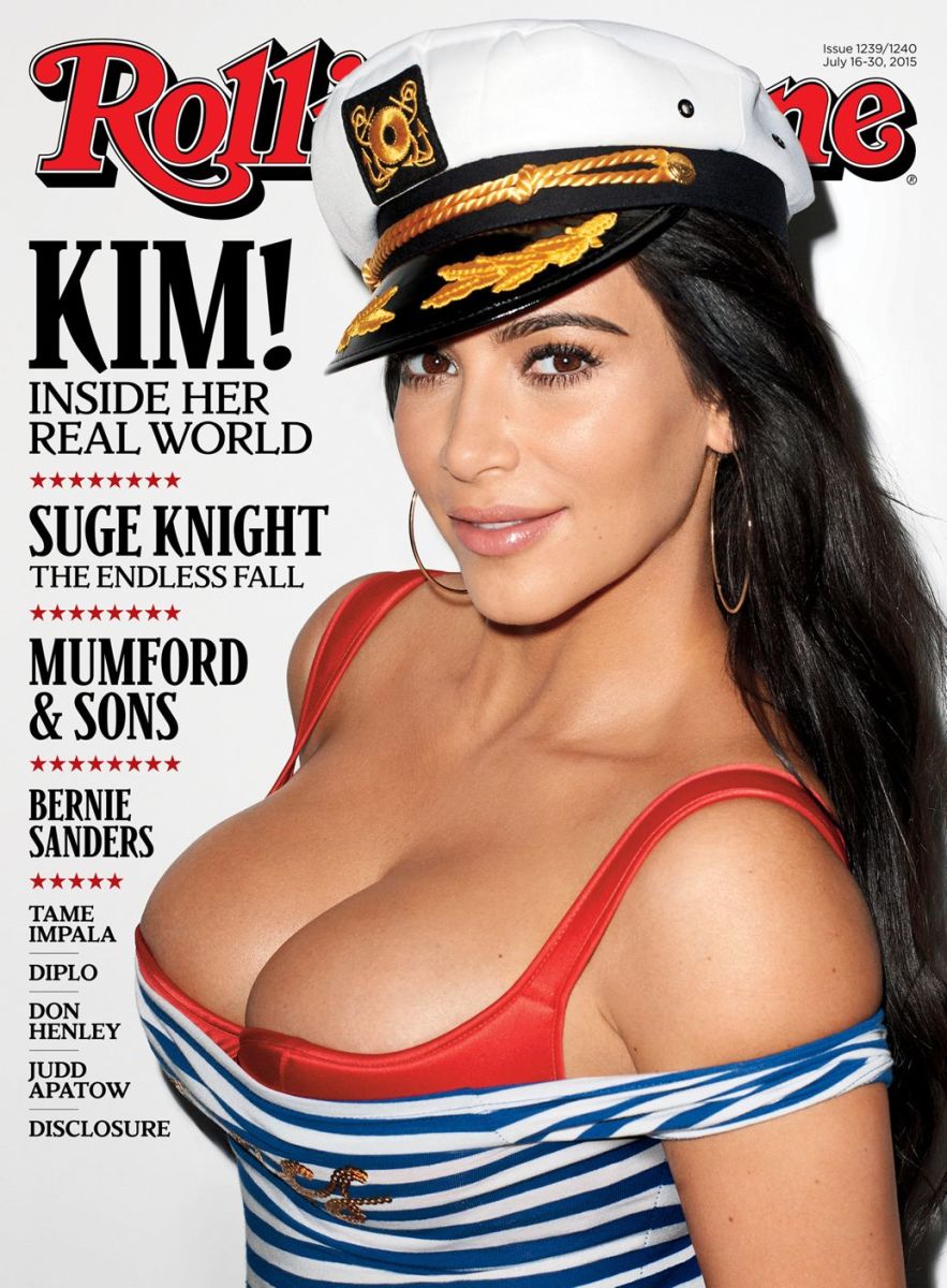 Kim Kardashian on the July cover of 'Rolling Stone.' Photo: Rolling Stone