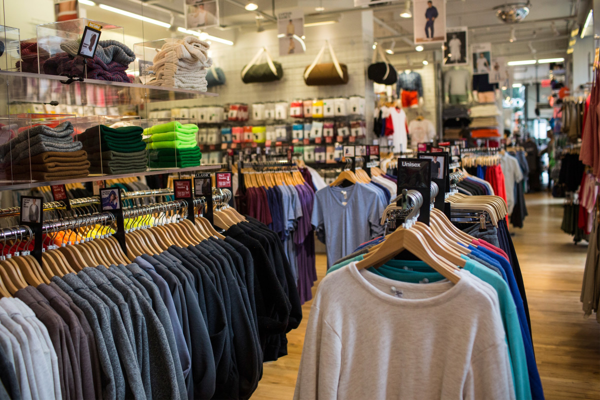 An American Apparel store last year. Photo: Andrew Burton/Getty Images