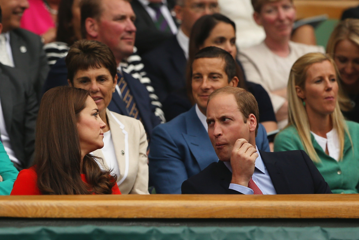 Dear Bear Grylls, we can see you ogling Kate Middleton. Sincerely, everyone. Photo: Ian Walton/Getty Images