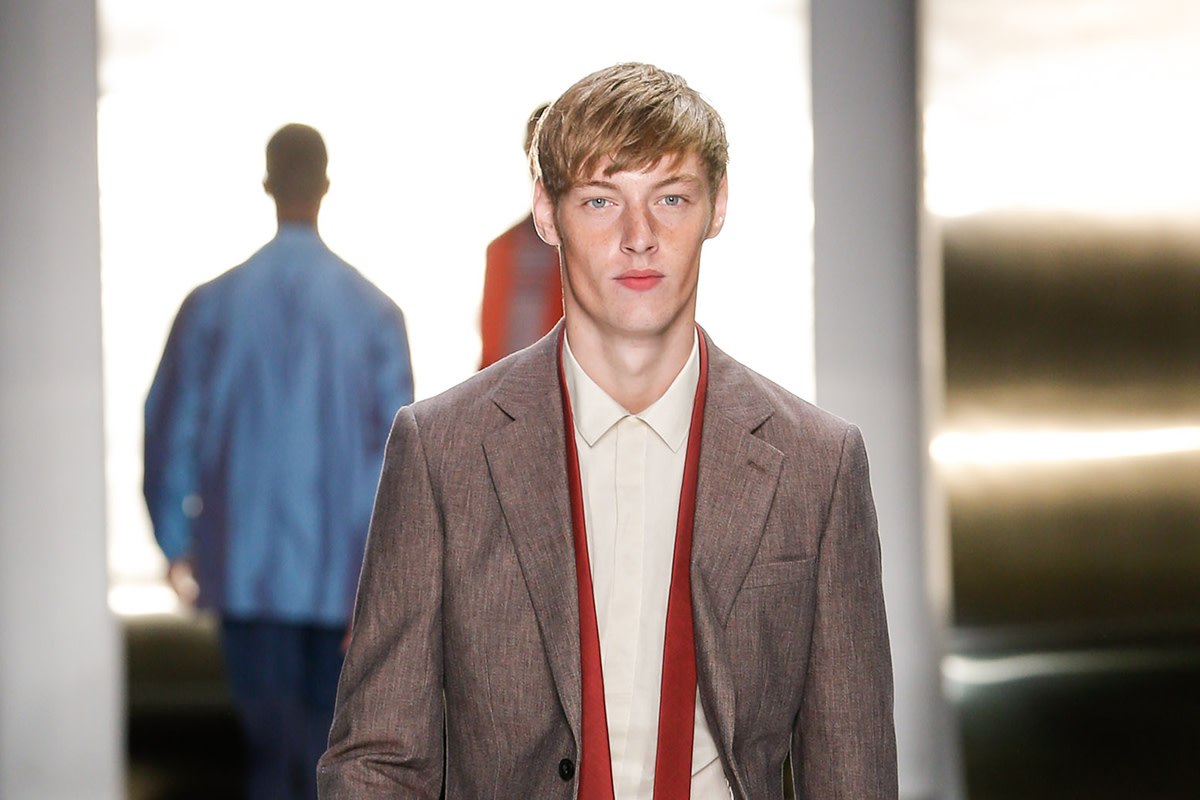 At the Perry Ellis show. Photo: Thomas Concordia/Getty Images