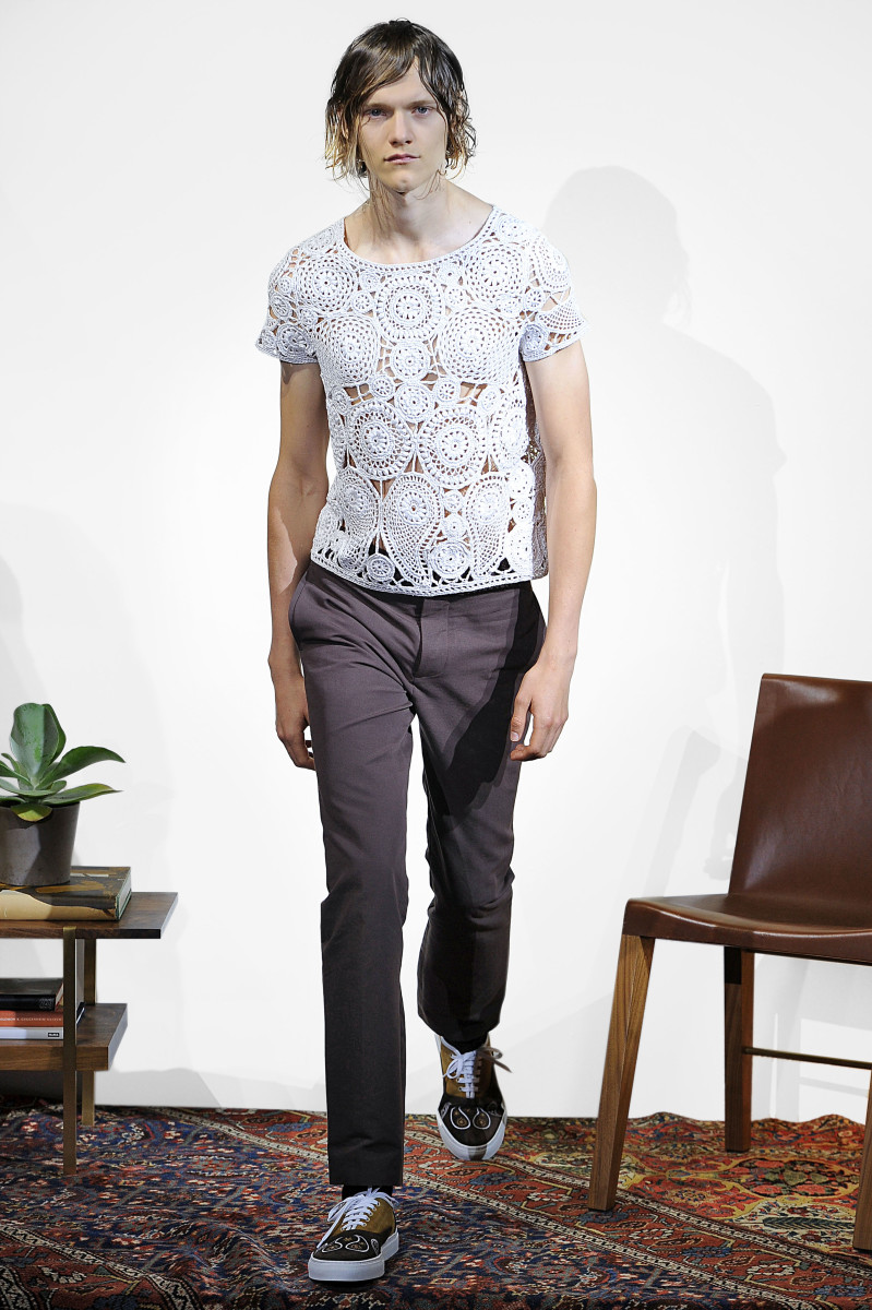 A model at the Orley presentation. Photo: Orley