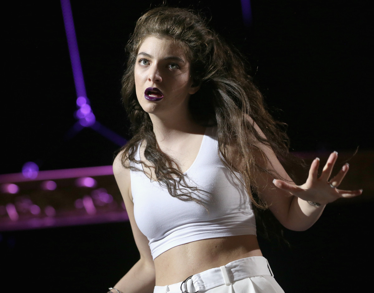 Lorde onstage at Coachella 2014. Photo: Karl Walter/Getty Images