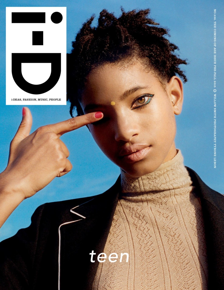 Willow Smith on the cover of 'i-D.' Photo: Tyrone Lebon/i-D