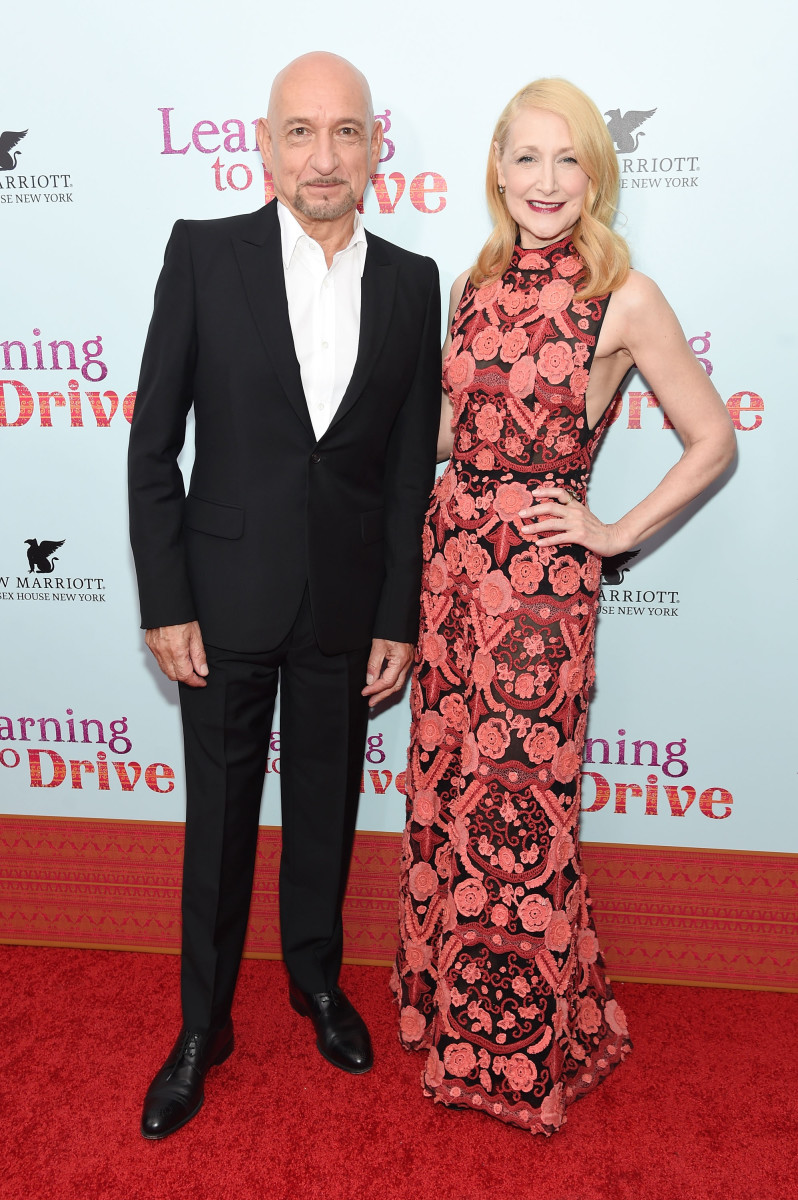 Sir Ben Kingsley and Patricia Clarkson. Photo: Jamie McCarthy/Getty Images