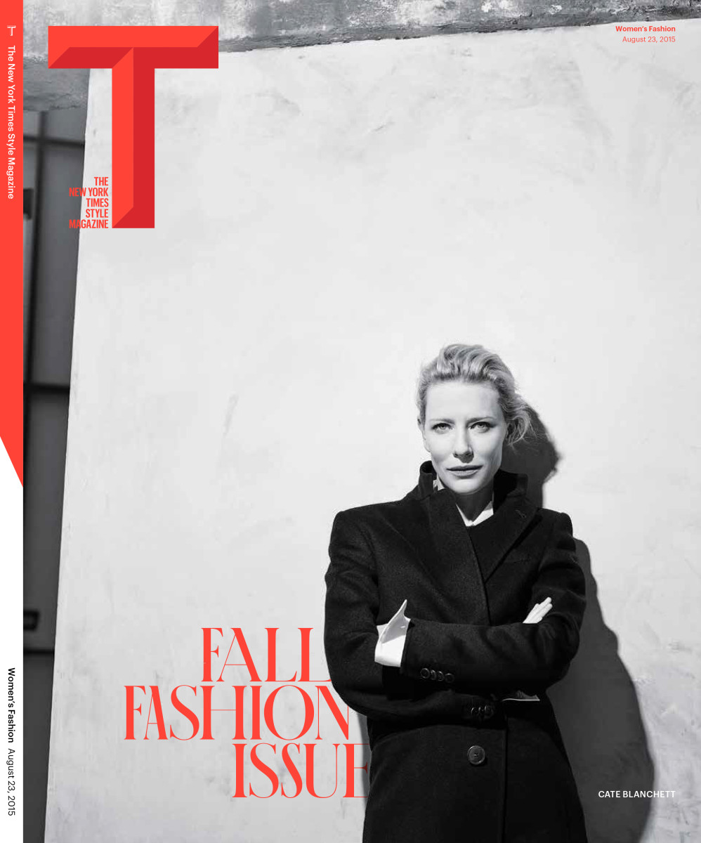Cate Blanchett on 'T.' Photo: Karim Sadli/T 