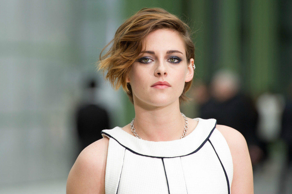 Kristen Stewart at Chanel's spring 2015 couture show in Paris. Photo: Kristy Sparow/Getty Images