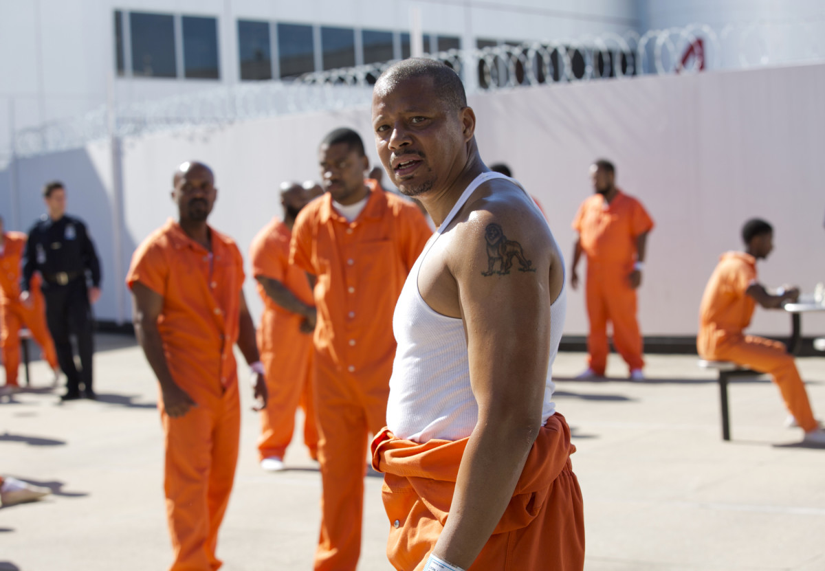 Prison jumpsuit styling pro-tip, courtesy of Lucious Lyon. Photo: Chuck Hodes/FOX