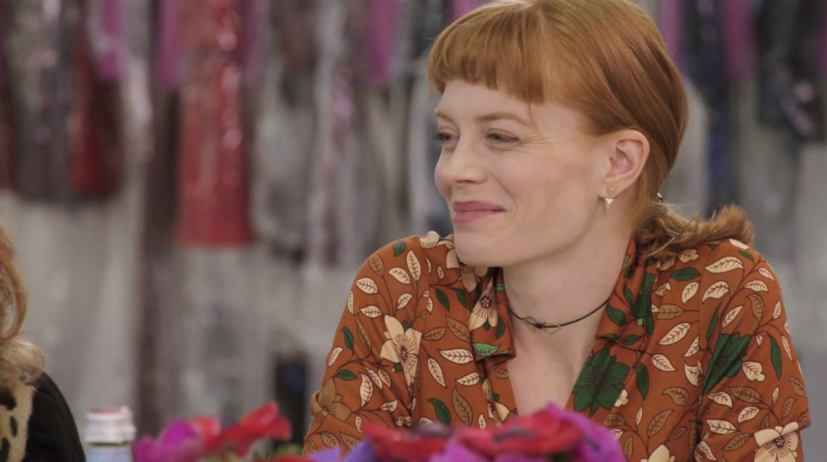 "That's better." Jessica Joffe's happy face. Screengrab: House of DVF, season two, episode one