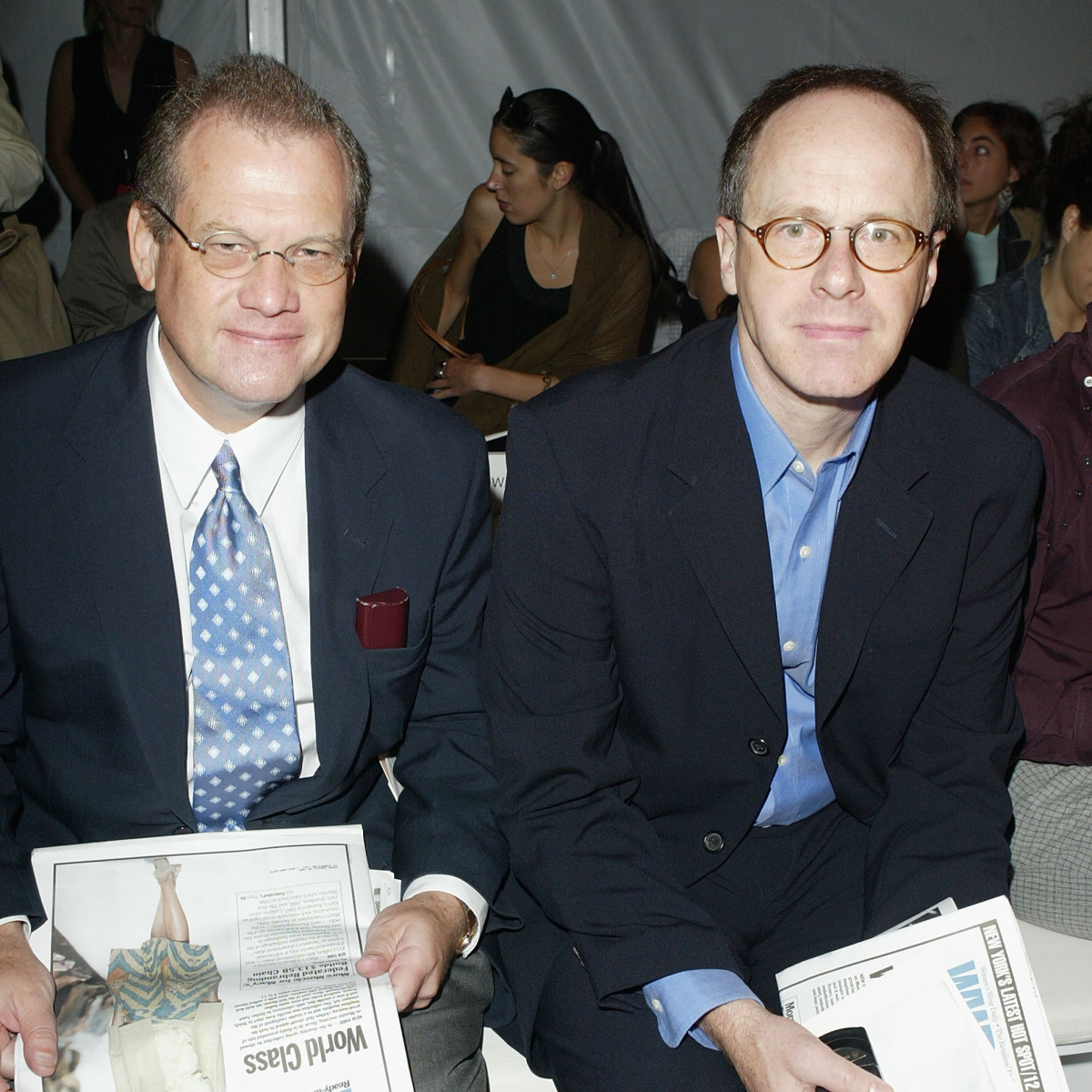 Ed Nardoza and James Fallon in 2005. Photo: Frazer Harrison/Getty Images