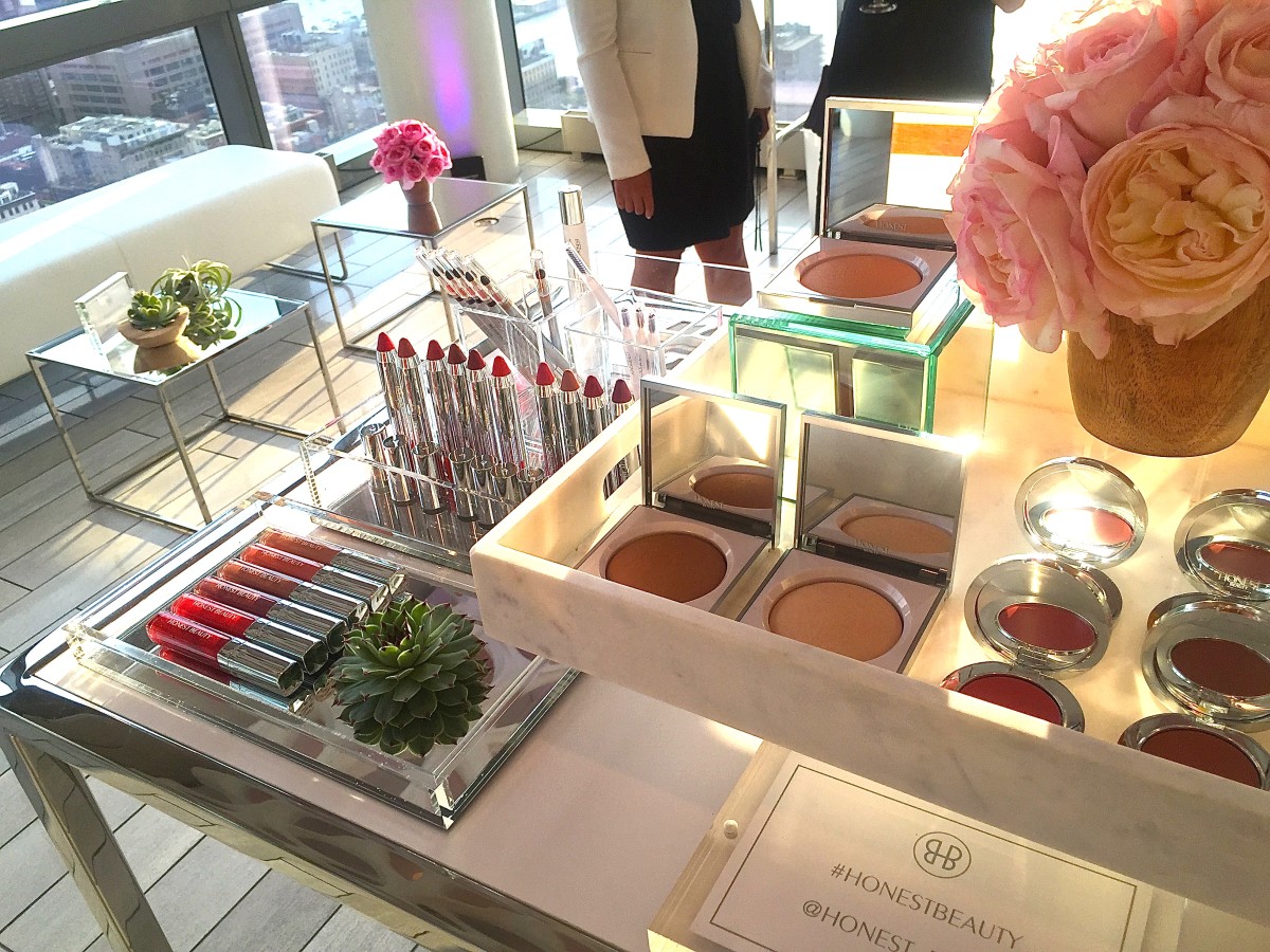 An assortment of Honest Beauty products. Photo: Cheryl Wischhover's iPhone/Fashionista