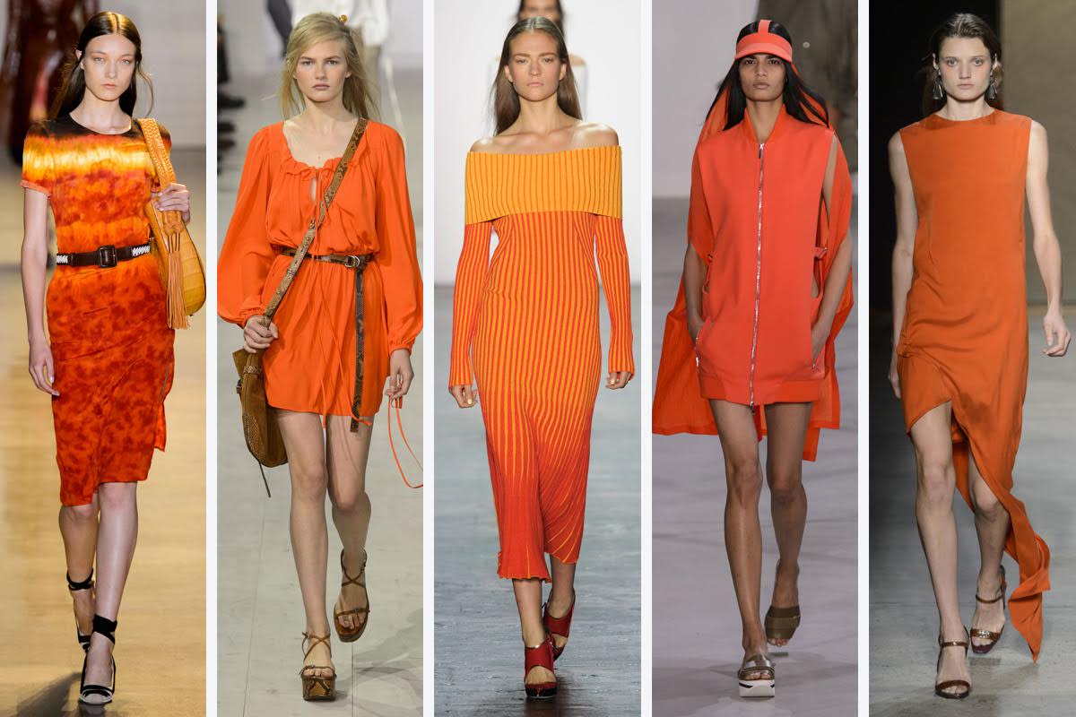 From left to right: Altuzarra, Michael Kors, Prabal Gurung, Lacoste and Narciso Rodriguez
